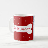 Laat het sneeuwen koffiemok (Voorkant links)