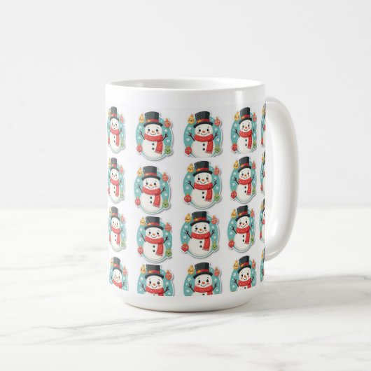 Laat het sneeuwen koffiemok (Voorkant rechts)