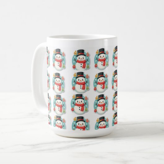 Laat het sneeuwen koffiemok (Voorkant links)