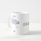 Laat het sneeuwen koffiemok (Voorkant links)