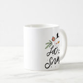 Laat het sneeuwen koffiemok (Voorkant rechts)