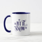Laat het sneeuwen koffiemok mok (Links)