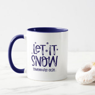 Laat het Sneeuwen Koffiemok Mok