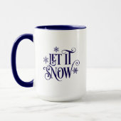 Laat het Sneeuwen Koffiemok Mok (Links)