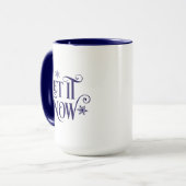Laat het Sneeuwen Koffiemok Mok (Voorkant links)