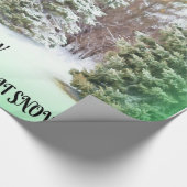 Laat het sneeuwen! Laat het sneeuwen! Laat het sne Cadeaupapier (Hoek)