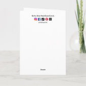 Laat het sneeuwen, Laat het sneeuwen, Laat het sne Feestdagen Kaart (Achterkant)