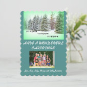 Laat het sneeuwen! Laat het sneeuwen! Laat het sne Feestdagenkaart (Staand voorkant)