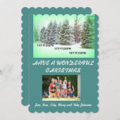 Laat het sneeuwen! Laat het sneeuwen! Laat het sne Feestdagenkaart (Voorkant / Achterkant)