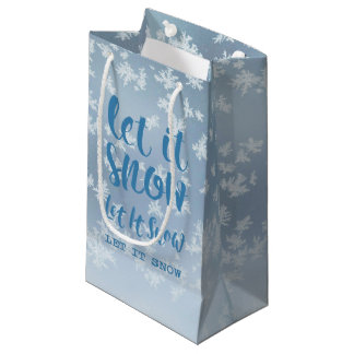 Laat het sneeuwen, laat het sneeuwen, laat het sne klein cadeauzakje