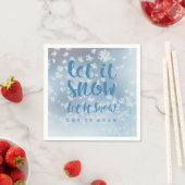 Laat het sneeuwen, laat het sneeuwen, laat het sne servet (Insitu)