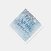 Laat het sneeuwen, laat het sneeuwen, laat het sne servet (Hoek)