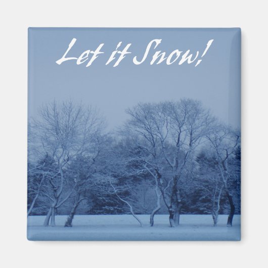 Laat het sneeuwen magneet (Voorkant)