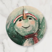 Laat het sneeuwen, Man! Bedankjes Labels (Voorkant)