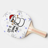 Laat het sneeuwen, Man Tafeltennisbatje (Zijkant)
