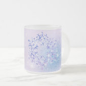 Laat het sneeuwen matglas koffiemok (Voorkant rechts)