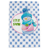 Laat het sneeuwen medium cadeauzakje (Voorkant)