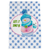 Laat het sneeuwen medium cadeauzakje (Achterkant)