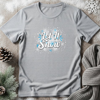 Laat het sneeuwen met stijlvolle sneeuwvlokken - W Tri-Blend Shirt