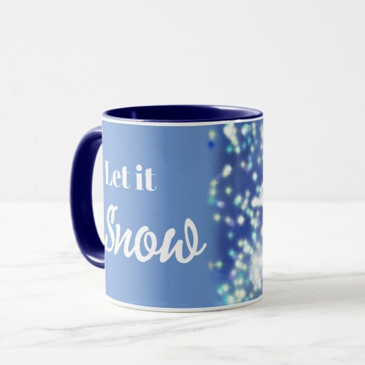 Laat het sneeuwen mok (Voorkant links)