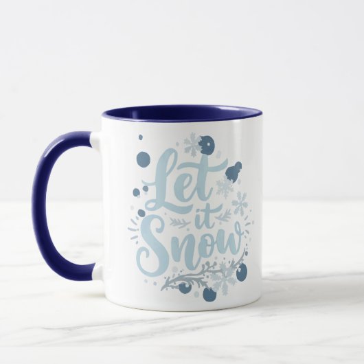 Laat het Sneeuwen Mok (Links)
