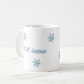 Laat het Sneeuwen Mok (Voorkant links)
