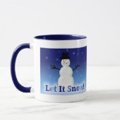 Laat het sneeuwen! mok (Links)