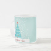 "Laat het sneeuwen" Mok voor prettige kerstkoffie (Voorkant links)