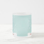 "Laat het sneeuwen" Mok voor prettige kerstkoffie (Center)