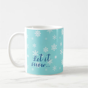 Laat het sneeuwen... Mooie sneeuwvlok ontwerp Koffiemok
