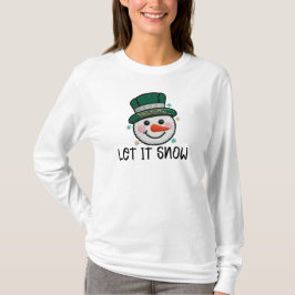 Laat het Sneeuwen, Nep Haak Sneeuwman T-shirt