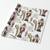 Laat het sneeuwen Notenkraker Soldaat Cadeaupapier (Uitgerold)