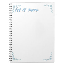Laat het Sneeuwen Notitieboek