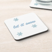Laat het Sneeuwen Onderzetters (Linkerzijde)