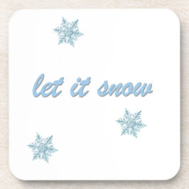 Laat het Sneeuwen Onderzetters