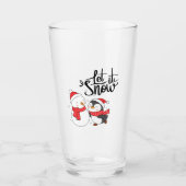 Laat het sneeuwen op een glas (Voorkant)