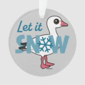 Laat het sneeuwen. ornament (voorkant)