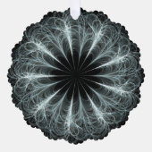 laat het sneeuwen ornament kaart (Voorkant)