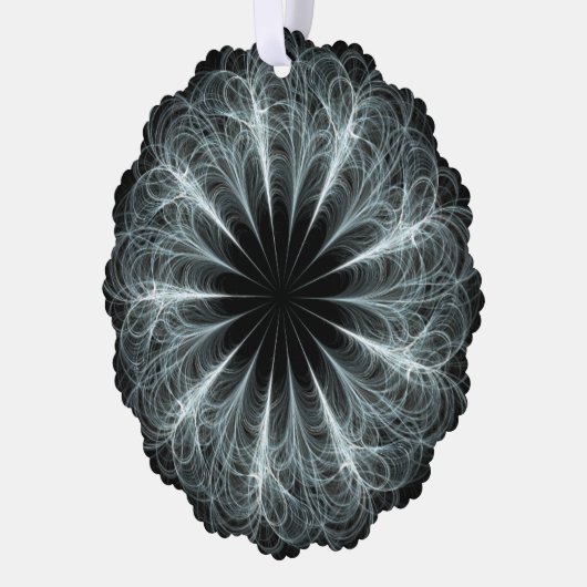 laat het sneeuwen ornament kaart (Links)