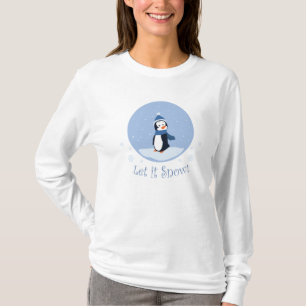 Laat het sneeuwen! (Pinguïn) T-shirt