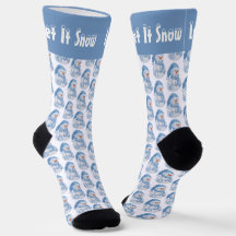 Laat het sneeuwen Premium Crew Sock