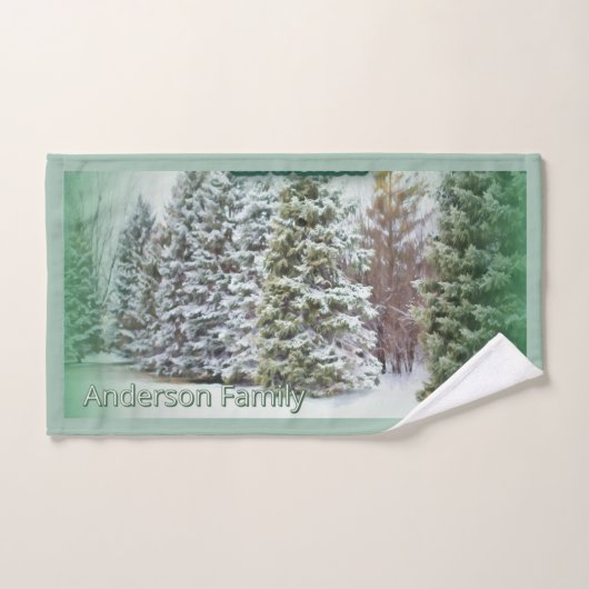 Laat het sneeuwen Sereniteit Handdoek (Handdoek)