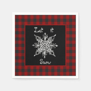 Laat het sneeuwen  servet