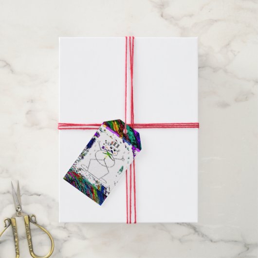 "Laat het sneeuwen" (set van 10) Gift Labels Cadeaulabel (Met Touw)