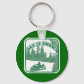 Laat het sneeuwen sleutelhanger (Voorkant)