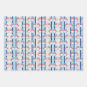 Laat het sneeuwen, sneeuwvlokken en snoepjes inpakpapier vel (Voorkant 2)