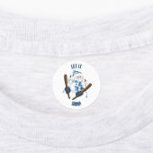Laat het sneeuwen! Snowman Iron op etiketten Labels (Aangebracht)