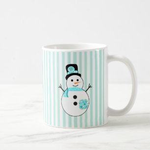 Laat het sneeuwen, Snowman Kerstkoffie Mok