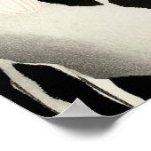 Laat het sneeuwen - Snowy Heron -  art - 20 - Poster (Hoek)