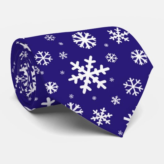 Laat het sneeuwen stropdas (Opgerold)